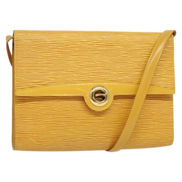 LOUIS VUITTON Epi Arsch Shoulder Bag Yellow M52579 LV Auth BA4144 - Picture 1 of 16